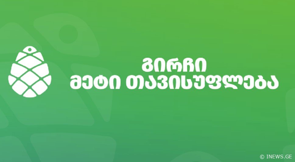 "გირჩი - მეტი თავისუფლება" მთავრობის კანცელარიასთან მიმდინარე აქციას ეხმაურება