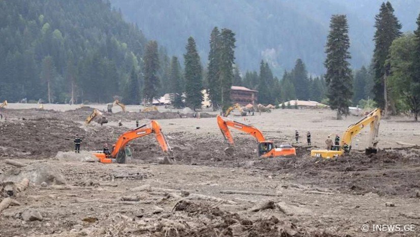 გასული დღე-ღამის განმავლობაში შოვში, სტიქიის ზონაში სხეულის რამდენიმე ფრაგმენტი იპოვეს