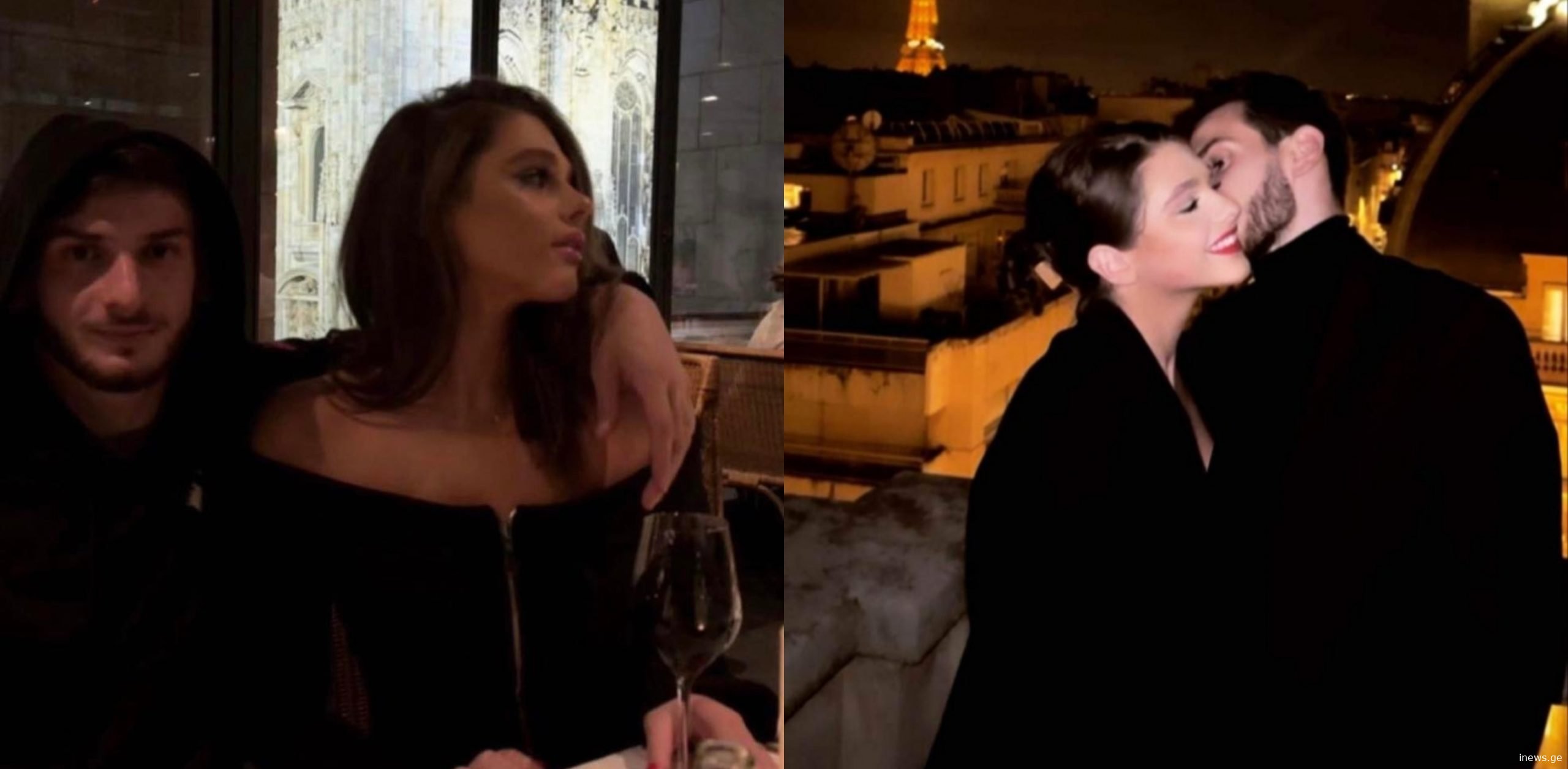 ფოტო: ხვიჩა კვარაცხელია და ორსული ნიცა თავაძე – ქართველი ფეხბურთელის ოჯახური კადრები