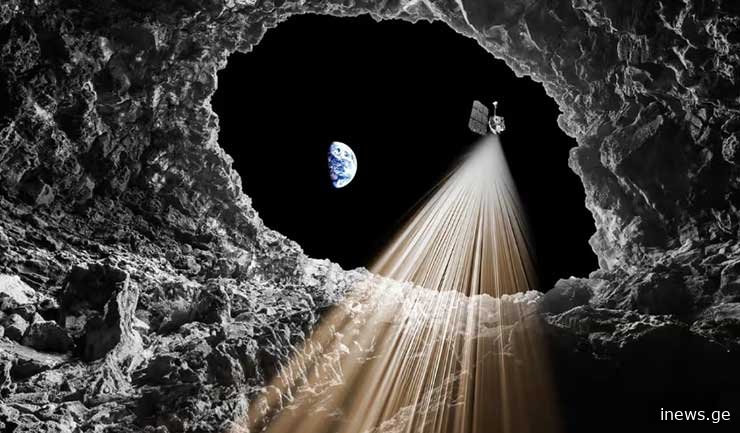 მკვლევრებმა მთვარის უზარმაზარ გამოქვაბულში შესასვლელი აღმოაჩინეს