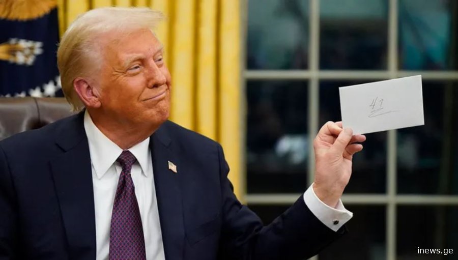დონალდ ტრამპმა ჯო ბაიდენის მიერ დატოვებული წერილი გაასაჯაროვა