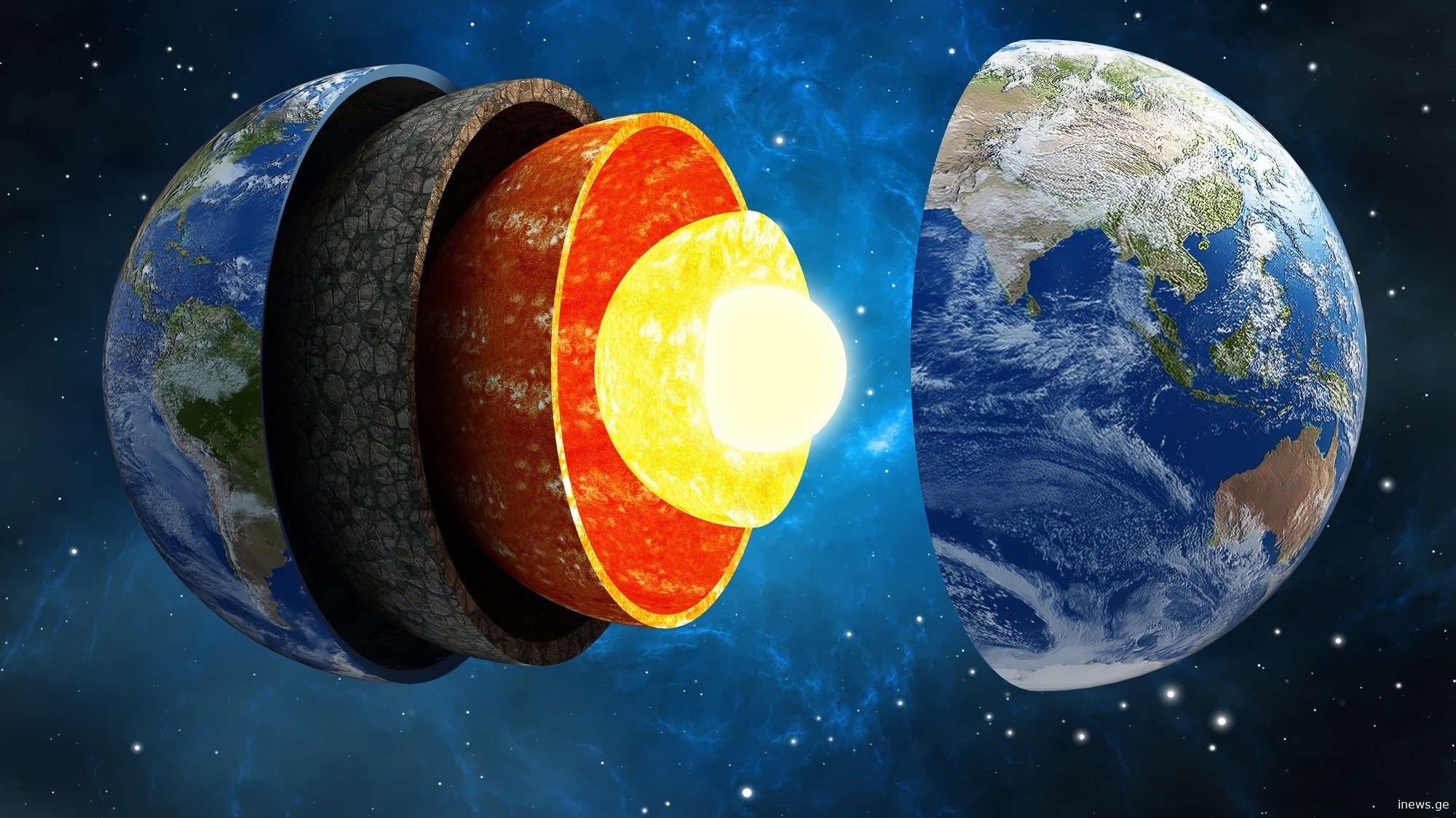 მეცნიერები - დედამიწის ბირთვმა ბოლო 20 წლის განმავლობაში შესაძლოა ფორმა შეიცვალა