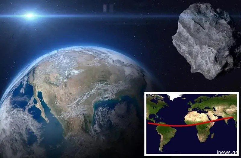 რისკის ქვეშ არის ორი უდიდესი ქვეყნის რეგიონები - მეცნიერებმა გიგანტური ასტეროიდის ჩამოვარდნის სავარაუდო ადგილი დაასახელეს