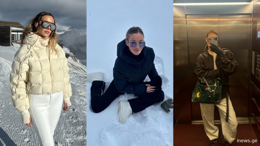 ანუკი არეშიძე ზამთრის კურორტზე ისვენებს – დიზაინერი დახვეწილი და გემოვნებიანია