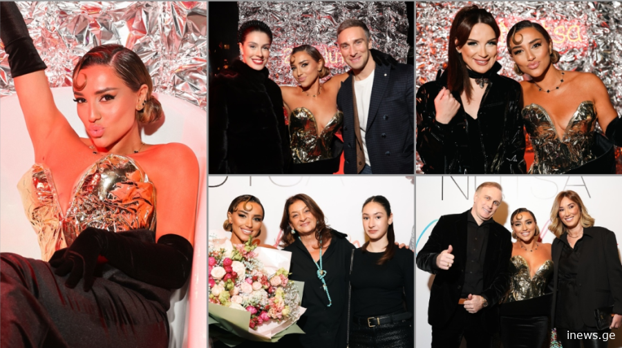 ,,ასე გეკაშკაშოს მუდამ'' - კადრები ნუცა ბუზალაძის დაბადების დღიდან,რომელიც შოუბიზნესის უამრავი წარმომადგენელი დაესწრო