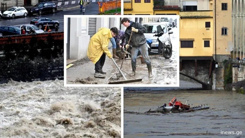 იტალიაში წყალდიდობას ებრძვიან, გამოცხადდა განგაშის წითელი დონე - ძლიერი მიწისძვრა მოხდა ქალაქ ბარში