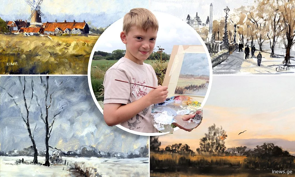 ვინ არის ბიჭი, რომელიც 8 წლის ასაკში საკუთარი ნახატების გაყიდვით მილიონერი გახდა