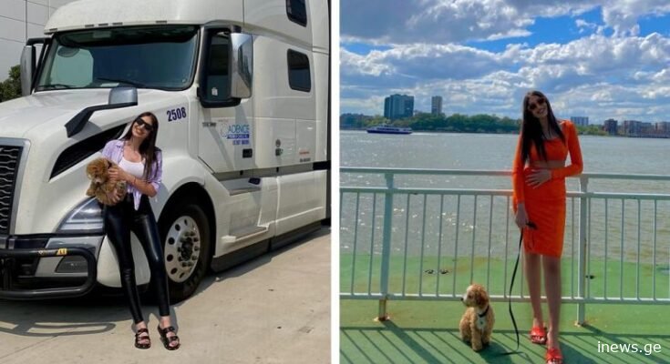 რას წერს ქართველი ტრაილერის მძღოლი?-გაიცანით გოგონა, რომელიც აშშ-ში ტრაილერის მძღოლად მუშაობს