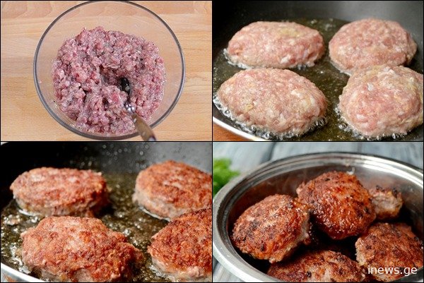 მე მაქვს 1 საიდუმლო, რომლის დამსახურებითაც წვნიანი და რბილი კატლეტები გამომდის