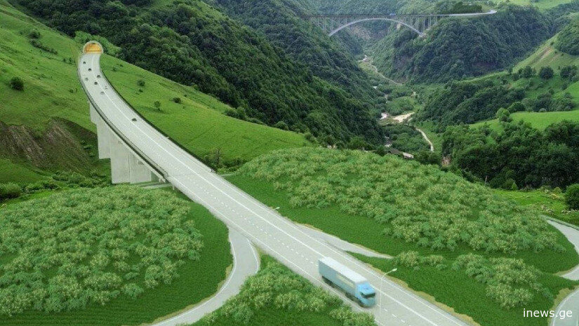 რა ეტაპზეა ქვეშეთი-კობის გზის პროექტი, სადაც ყველაზე მაღალი თაღოვანი ხიდი შენდება?