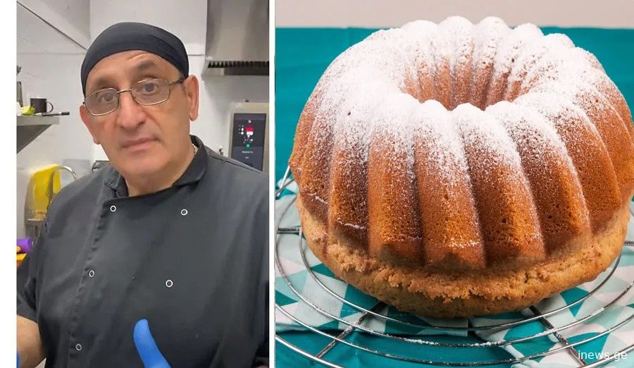 "არც ფქვილი აქვს, არც ცხიმი და არც რძე... მხოლოდ 3 ინგრედიენტი სჭირდება!" - ალეკო ჯავაშვილის კექსის რეცეპტი