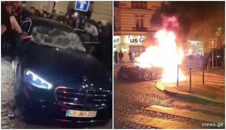 VIDEO: ინციდენტი პარიზში, პსჟ-ს გამარჯვების შემდეგ - მანქანა ხალხში შევარდა, არიან დაშავებულები