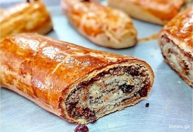 ნიგვზიანი რულეტი ანი აბულაშვილის რეცეპტით - თითებს ჩაიკვნეტთ