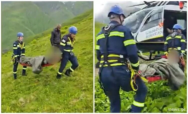 ქართველმა მაშველებმა დაშავებული მამაკაცი გადაარჩინეს