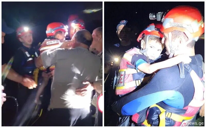 ბავშვი 5 საათი ძეძვზე იყო ჩამოკიდებული, იმ ადგილას მდინარე რაღაც კუნძულის მსგავსს ქმნის" - რას ჰყვებიან ცხენისწყალში გადარჩენილ ბავშვზე