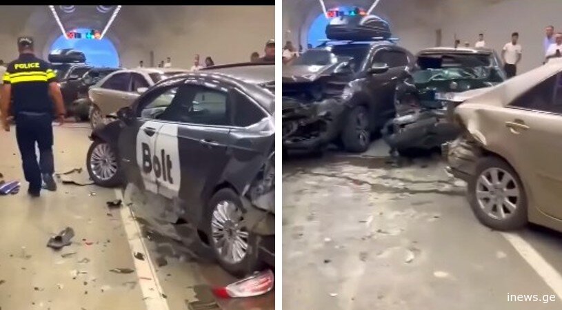 მძიმე ავარია რიკოთზე - ადგილიდან კადრები ვრცელდება