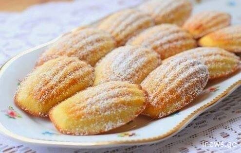 ფხვიერი ნამცხვარი "მადლენი" 15 წუთში